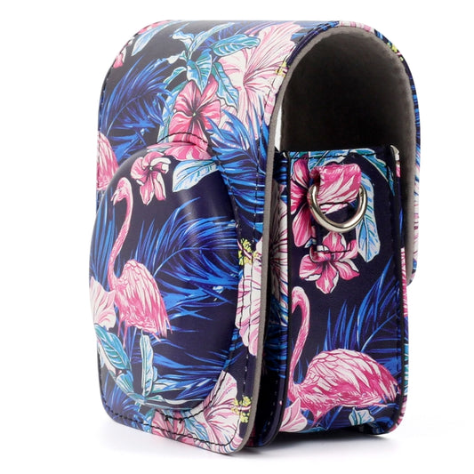 Flamingo Pattern PU Leather Protective Camera Case Bag For FUJIFILM Instax Mini90 Camera - Leather Bag by buy2fix | Online Shopping UK | buy2fix