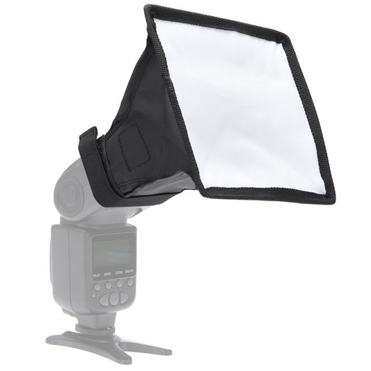 Portable Flash Folding Soft Box, Without Flash Light Holder, Size: 15 x 17 cm(Black + White) -  by buy2fix | Online Shopping UK | buy2fix
