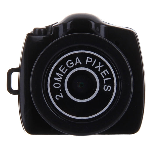 Y2000 HD Outdoor Sports Ultra-Mini DV Pocket Digital Video Recorder Camera Camcorder, Support Max 32GB Micro SD / TF Card(Black) - Video Cameras by buy2fix | Online Shopping UK | buy2fix
