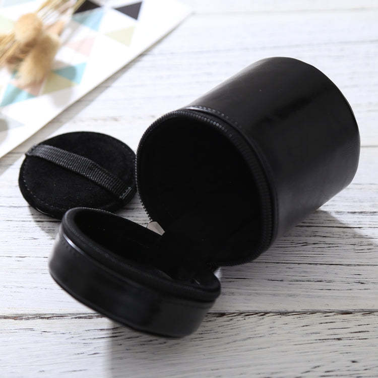 Small Lens Case Zippered PU Leather Pouch Box for DSLR Camera Lens, Size: 11x8x8cm(Black) - Lens Bag by buy2fix | Online Shopping UK | buy2fix