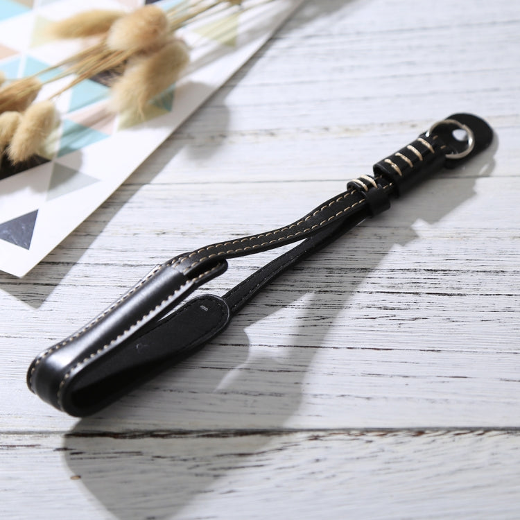 Wrist Strap Grip PU Leather Hand Strap for SLR / DSLR Cameras(Black) by buy2fix