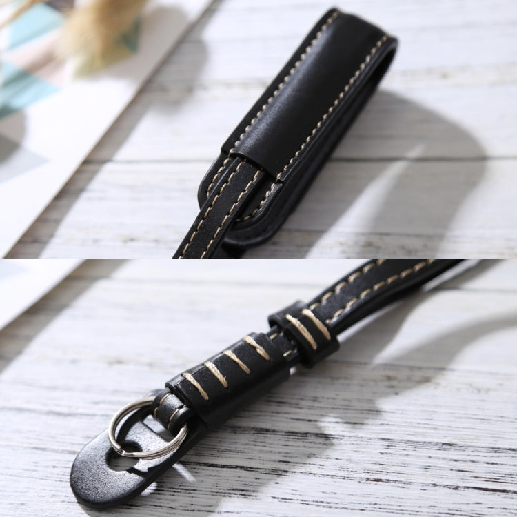 Wrist Strap Grip PU Leather Hand Strap for SLR / DSLR Cameras(Black) by buy2fix