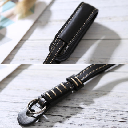 Wrist Strap Grip PU Leather Hand Strap for SLR / DSLR Cameras(Black) by buy2fix