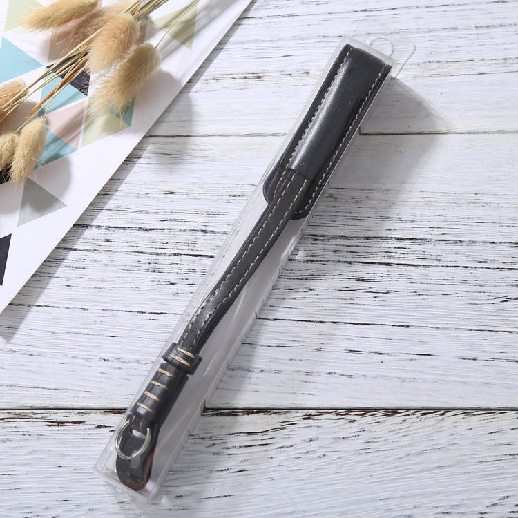 Wrist Strap Grip PU Leather Hand Strap for SLR / DSLR Cameras(Black) by buy2fix