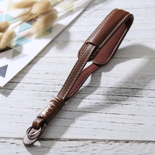 Wrist Strap Grip PU Leather Hand Strap for SLR / DSLR Cameras(Coffee) - Camera Strap by buy2fix | Online Shopping UK | buy2fix
