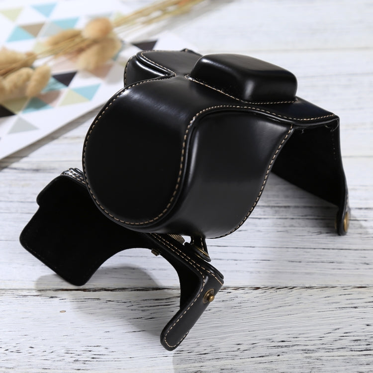 Full Body Camera PU Leather Case Bag with Strap for Olympus EPL7 / EPL8 (Black) by buy2fix