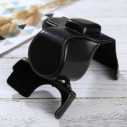 Full Body Camera PU Leather Case Bag with Strap for Olympus EPL7 / EPL8 (Black) by buy2fix