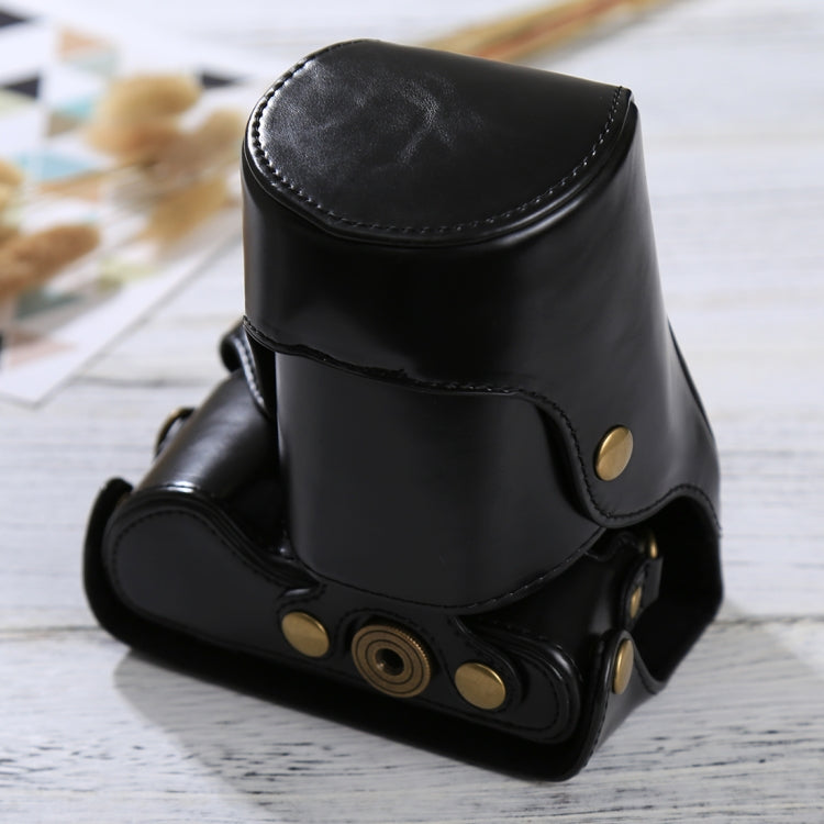 Full Body Camera PU Leather Case Bag with Strap for Samsung NX300(Black) by buy2fix