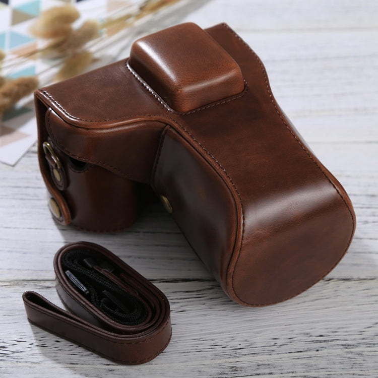 Full Body Camera PU Leather Case Bag with Strap for Samsung NX300(Coffee) by buy2fix