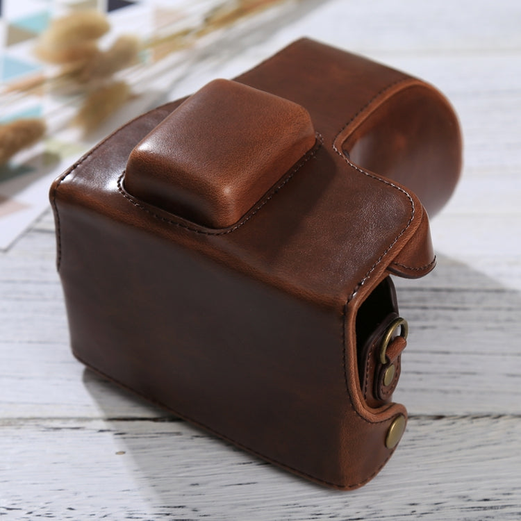 Full Body Camera PU Leather Case Bag with Strap for Samsung NX300(Coffee) by buy2fix