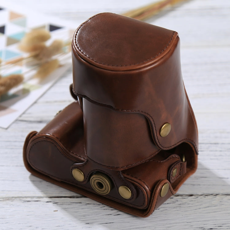 Full Body Camera PU Leather Case Bag with Strap for Samsung NX300(Coffee) by buy2fix