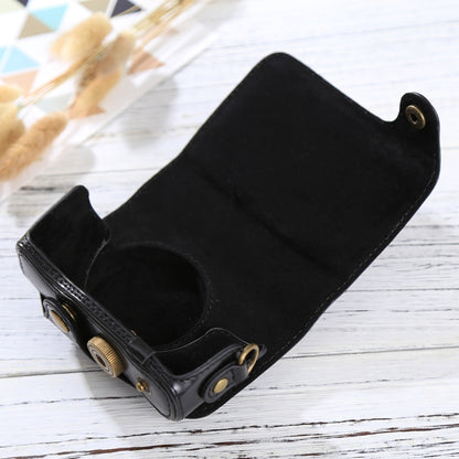 Full Body Camera PU Leather Case Bag with Strap for Canon PowerShot SX730 HS / SX720 HS (Black) by buy2fix