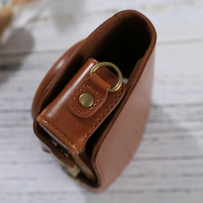 Full Body Camera PU Leather Case Bag with Strap for Canon PowerShot SX730 HS / SX720 HS (Brown) by buy2fix