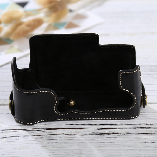 1/4 inch Thread PU Leather Camera Half Case Base for FUJIFILM X-E3(Black) - Half Case by buy2fix | Online Shopping UK | buy2fix