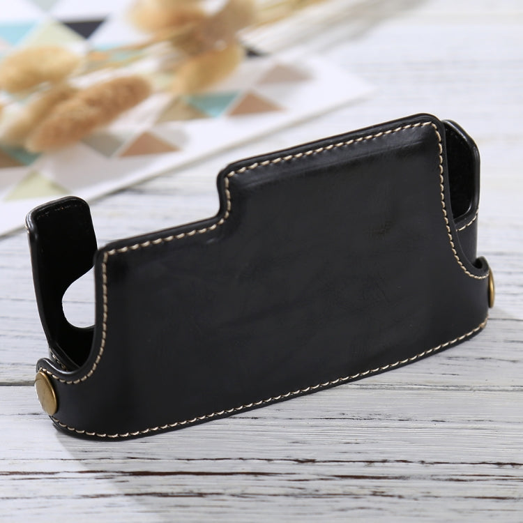 1/4 inch Thread PU Leather Camera Half Case Base for FUJIFILM X-E3(Black) - Half Case by buy2fix | Online Shopping UK | buy2fix