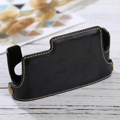1/4 inch Thread PU Leather Camera Half Case Base for FUJIFILM X-E3(Black) - Half Case by buy2fix | Online Shopping UK | buy2fix