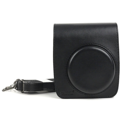PU Leather Camera Protective bag for FUJIFILM Instax Mini 90 Camera, with Adjustable Shoulder Strap(Black) by buy2fix