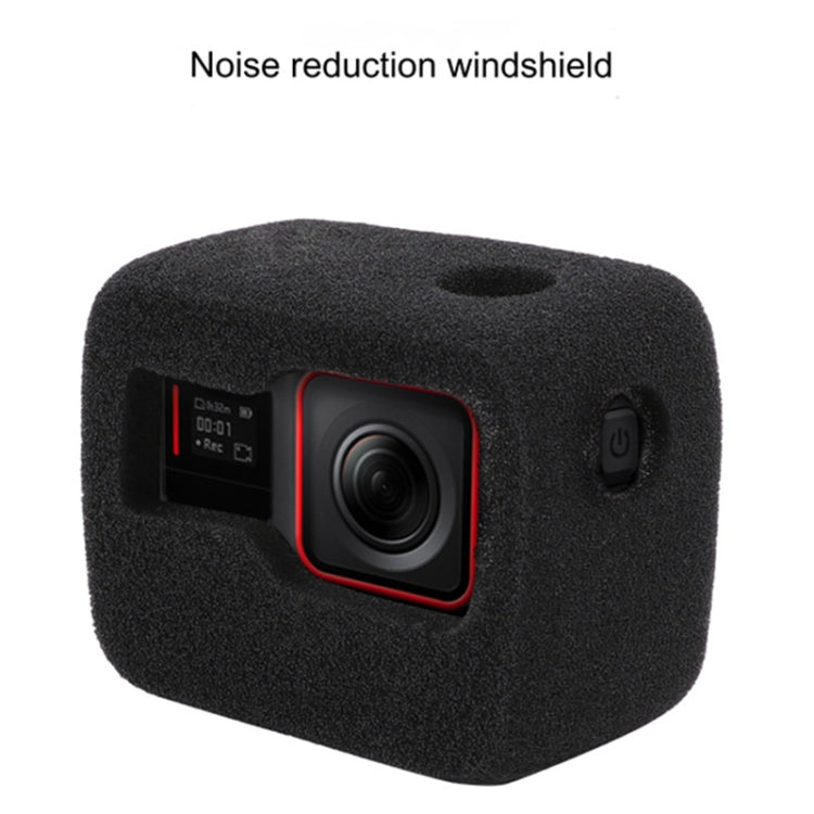 For Insta360 Ace Pro Sponge Foam Windshield Housing Case (Black) by buy2fix