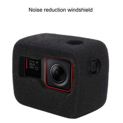 For Insta360 Ace Pro Sponge Foam Windshield Housing Case (Black) by buy2fix