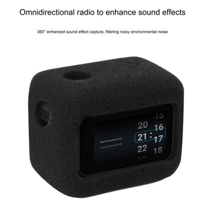 For Insta360 Ace Pro Sponge Foam Windshield Housing Case (Black) by buy2fix