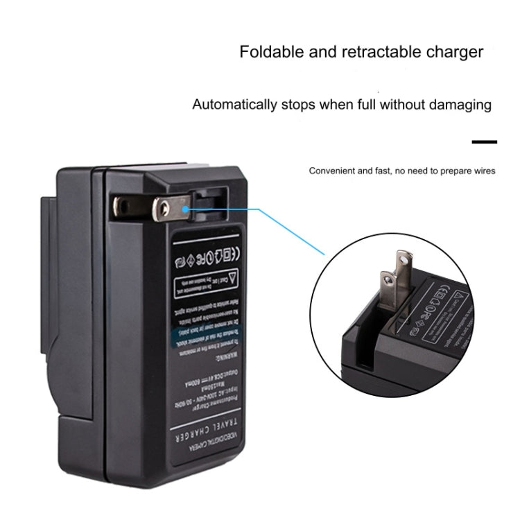 US Plug Battery Charger for Olympus PS-BLS5 Battery (Black) by buy2fix