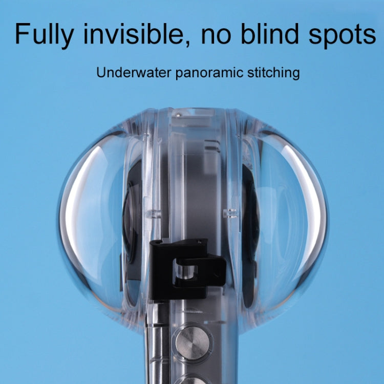 For Insta360 X3 Camera 50m Waterproof Sealed Diving Case (Transparent) by buy2fix