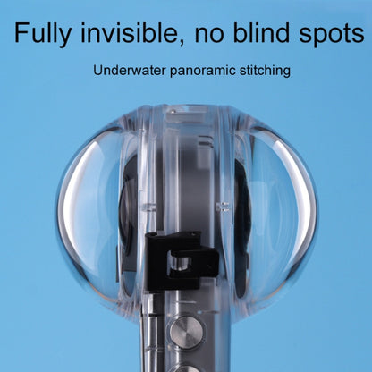 For Insta360 X3 Camera 50m Waterproof Sealed Diving Case (Transparent) by buy2fix