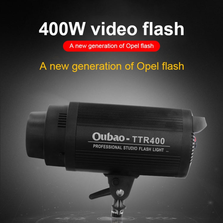 TRIOPO Oubao TTR400W Studio Flash with E27 150W Light Bulb - Shoe Mount Flashes by TRIOPO | Online Shopping UK | buy2fix
