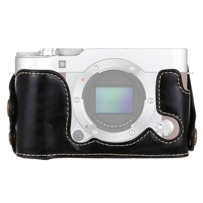 1/4 inch Thread PU Leather Camera Half Case Base for FUJIFILM X-A3 / X-A10(Black) - Half Case by buy2fix | Online Shopping UK | buy2fix