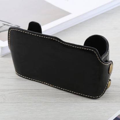 1/4 inch Thread PU Leather Camera Half Case Base for FUJIFILM X-A3 / X-A10(Black) - Half Case by buy2fix | Online Shopping UK | buy2fix