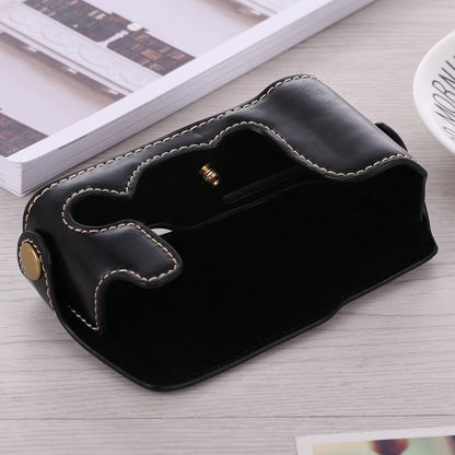 1/4 inch Thread PU Leather Camera Half Case Base for FUJIFILM X-A3 / X-A10(Black) - Half Case by buy2fix | Online Shopping UK | buy2fix