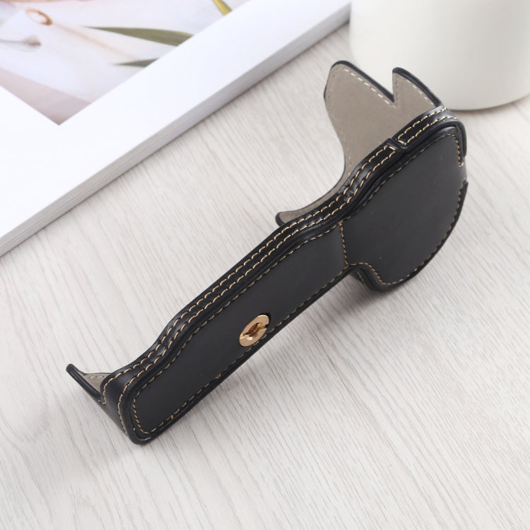 1/4 inch Thread PU Leather Camera Half Case Base for Nikon Z6 / Z7 (Black) - Half Case by buy2fix | Online Shopping UK | buy2fix