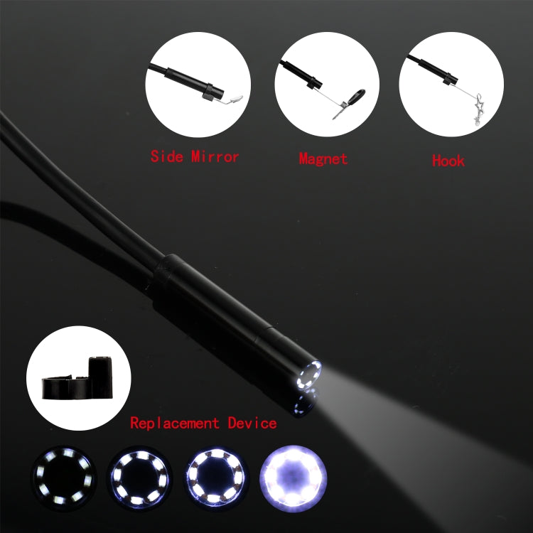 P20 4.3 Inch Screen Display HD1080P Inspection Endoscope with 8 LEDs, Length: 5m, Lens Diameter: 8mm, Hard Line -  by buy2fix | Online Shopping UK | buy2fix