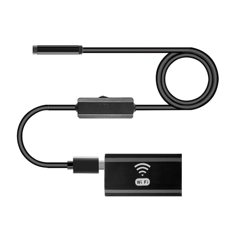 F99 HD Mobile Phone Endoscope, 8mm Waterproof Pipe Endoscope, Wifi Version, Flexible Cord, Length: 1.5m (Black) -  by buy2fix | Online Shopping UK | buy2fix