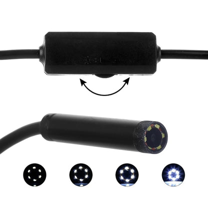 F99 HD Mobile Phone Endoscope, 8mm Waterproof Pipe Endoscope, Wifi Version, Flexible Cord, Length: 1.5m (Black) -  by buy2fix | Online Shopping UK | buy2fix
