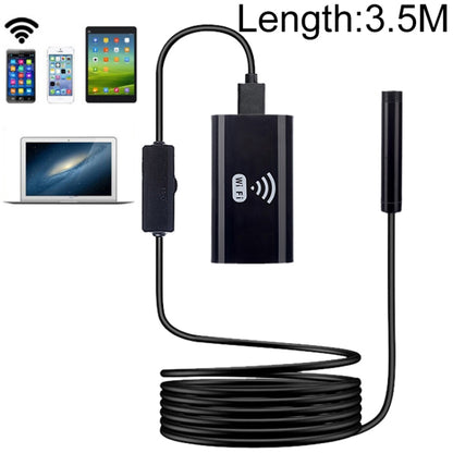 F99 HD Mobile Phone Endoscope, 8mm Waterproof Pipe Endoscope, Wifi Version, Flexible Cord, Length: 3.5m(Black) -  by buy2fix | Online Shopping UK | buy2fix