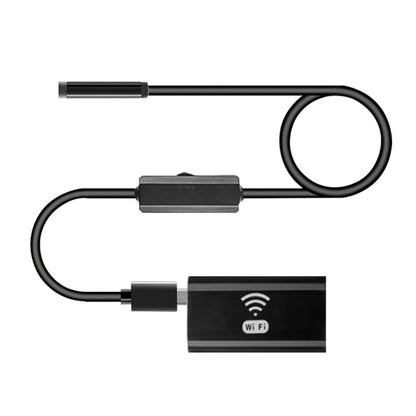 F99 HD Mobile Phone Endoscope, 8mm Waterproof Pipe Endoscope, Wifi Version, Hardwire, Length: 1m (Black) -  by buy2fix | Online Shopping UK | buy2fix