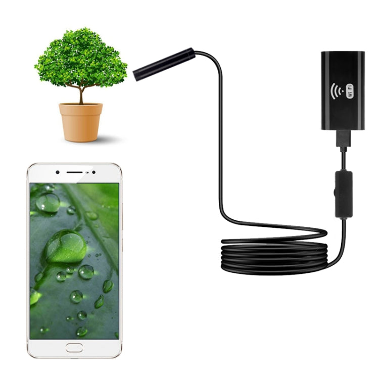 F99 HD Mobile Phone Endoscope, 8mm Waterproof Pipe Endoscope, Wifi Version, Hardwire, Length: 2m (Black) -  by buy2fix | Online Shopping UK | buy2fix