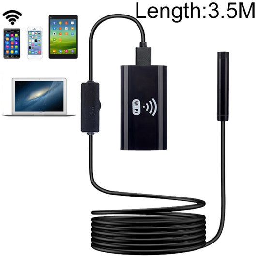 F99 HD Mobile Phone Endoscope, 8mm Waterproof Pipe Endoscope, Wifi Version, Hardwire, Length: 3.5m (Black) -  by buy2fix | Online Shopping UK | buy2fix