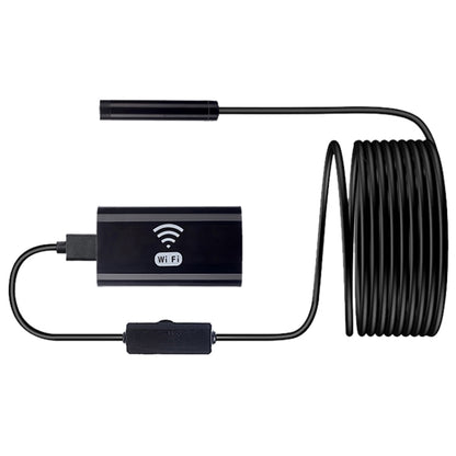 F99 HD Mobile Phone Endoscope, 8mm Waterproof Pipe Endoscope, Wifi Version, Hardwire, Length: 5m (Black) -  by buy2fix | Online Shopping UK | buy2fix