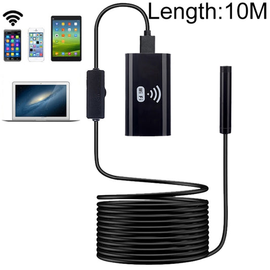F99 HD Mobile Phone Endoscope, 8mm Waterproof Pipe Endoscope, Wifi Version, Hardwire, Length: 10m (Black) -  by buy2fix | Online Shopping UK | buy2fix