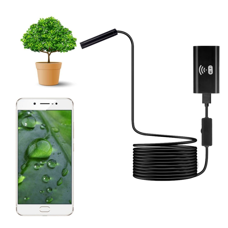 F99 HD Mobile Phone Endoscope, 8mm Waterproof Pipe Endoscope, Wifi Version, Hardwire, Length: 10m (Black) -  by buy2fix | Online Shopping UK | buy2fix