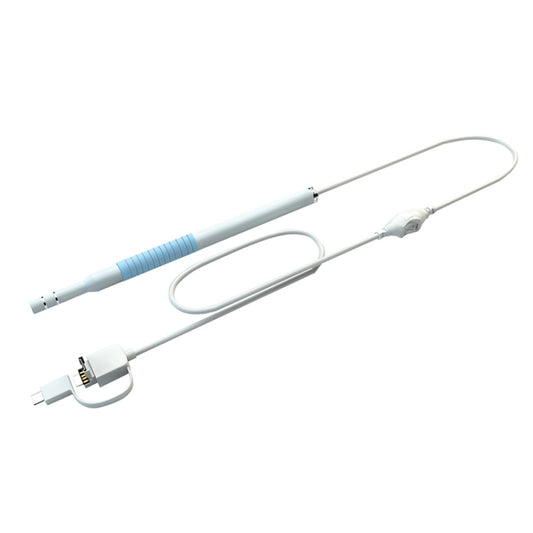 I98 1.3 Million HD Visual Earwax Clean Tool Endoscope Borescope with 6 LEDs, Lens Diameter: 5.5mm (Blue) -  by buy2fix | Online Shopping UK | buy2fix