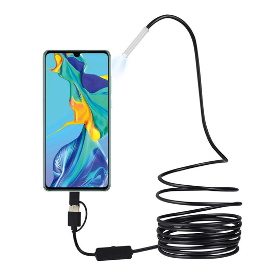 inskam107 3.9mm 3 In 1 HD Waterproof Industry Digital Endoscope Inspection Camera, Length: 1m Flexible Cable(Black) -  by buy2fix | Online Shopping UK | buy2fix