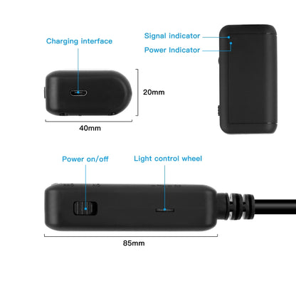 F220 5.5mm HD 5.0MP WIFI Endoscope Inspection Camera with 6 LEDs, Length: 5m -  by buy2fix | Online Shopping UK | buy2fix