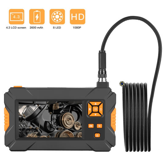 P30 8mm IP67 Waterproof 4.3 inch HD Portable Endoscope Snake Tube Industrial Endoscope, Cable Length: 5m -  by buy2fix | Online Shopping UK | buy2fix