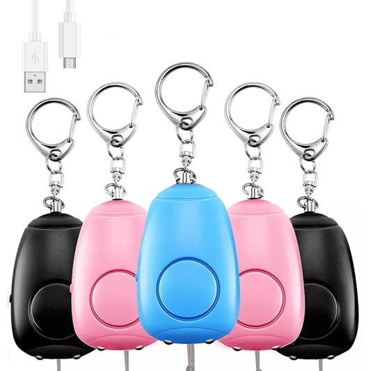 BJY-08 130dB Dual Bright LEDs Personal Alarm Women Self-Defense Alarm (Pink) - Anti-lost Alarm by buy2fix | Online Shopping UK | buy2fix