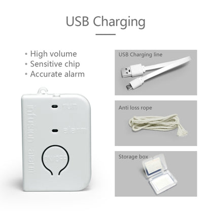 5 PCS BJYSY-001 Infusion Reminder Alarm Sensor Monitor Hospital Security(White) - Others Alarm by buy2fix | Online Shopping UK | buy2fix