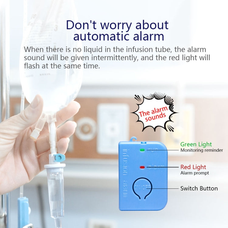 5 PCS BJYSY-001 Infusion Reminder Alarm Sensor Monitor Hospital Security(Blue) - Others Alarm by buy2fix | Online Shopping UK | buy2fix