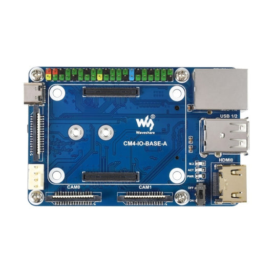 Waveshare Mini Base Board A for Raspberry Pi Compute Module 4 - Mini PC Accessories by WAVESHARE | Online Shopping UK | buy2fix